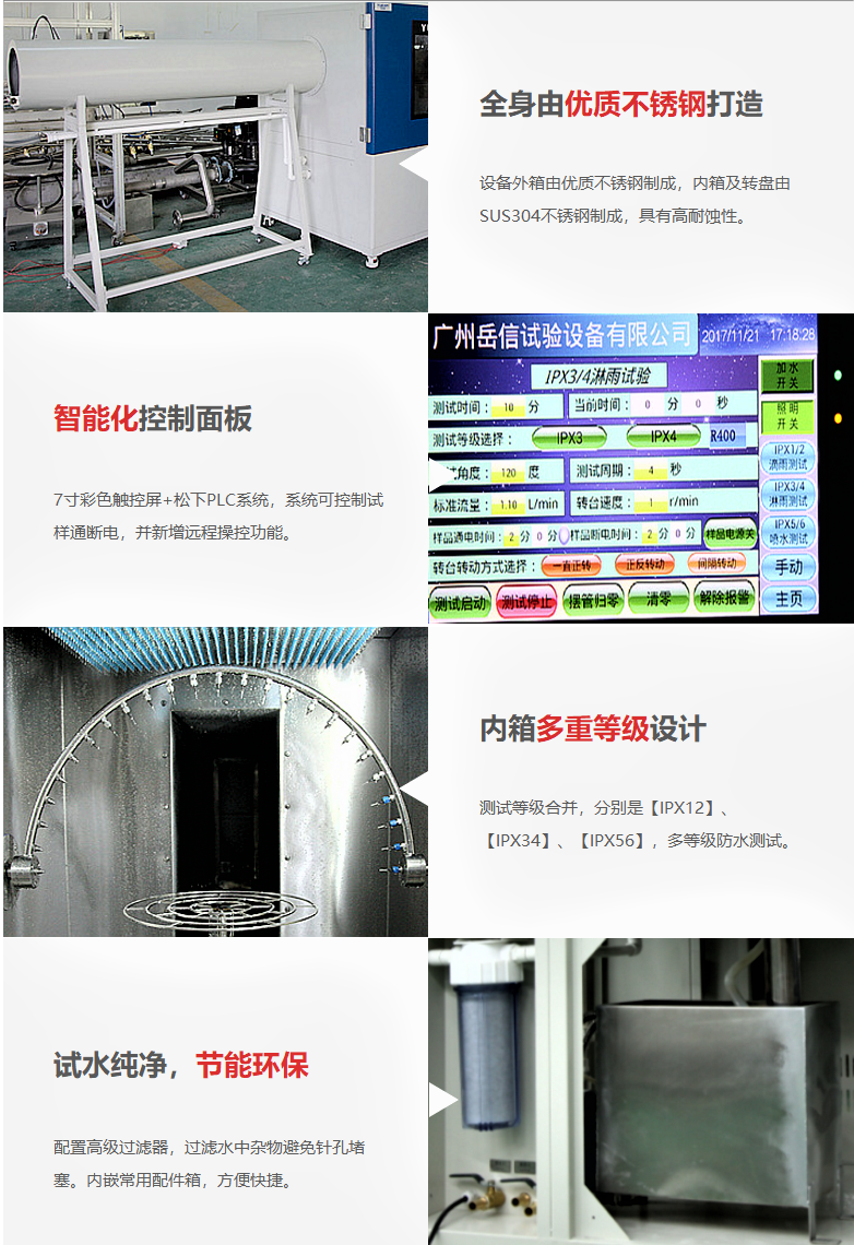 淋水試驗箱
